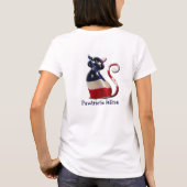 Shirt van katoenvrouwen (Achterkant)