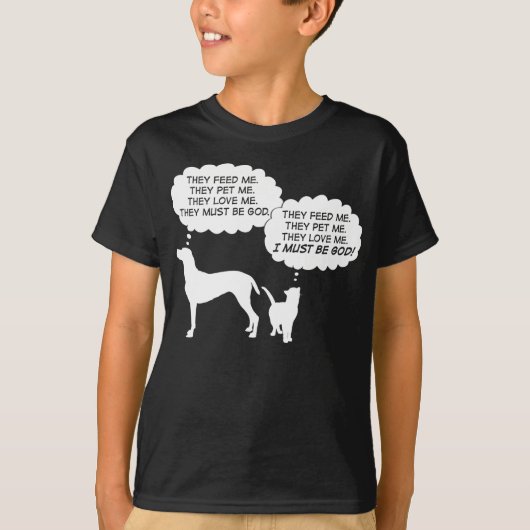 Shirt van katten en honden (Voorkant)