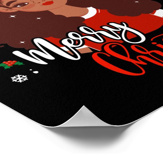 Shirt van Kerstkerstkerstkerstkerstkerstkerstmis Z Poster (Hoek)