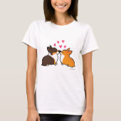 Shirt van Kissing Corgis (Voorkant)