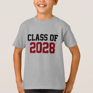 Shirt van klasse elk jaar met aangepaste naam