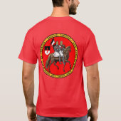 Shirt van Knachten Templar Official Emblem (Achterkant)