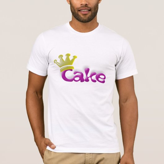 Shirt van koning Cake (Mannen) (Voorkant)