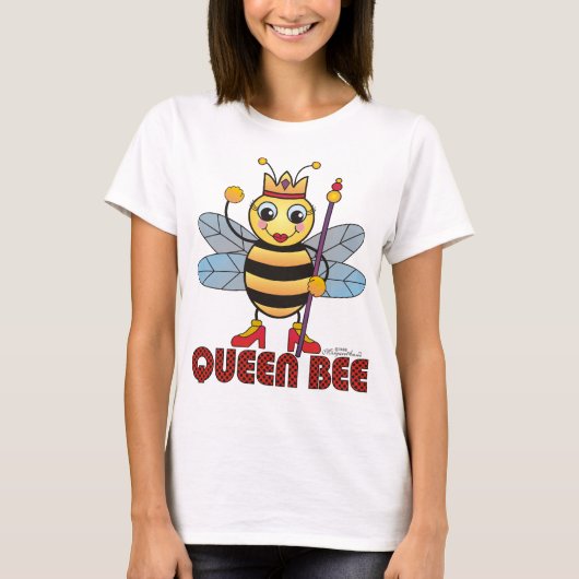 Shirt van koningin Bee Woman (Voorkant)