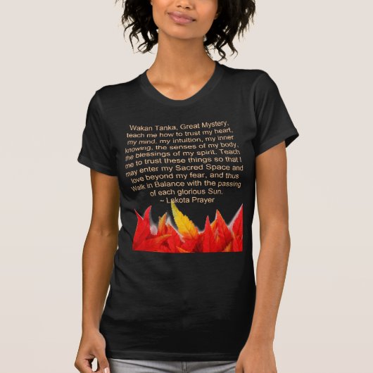 shirt van lakota gebeden (Voorkant)
