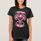 Shirt van Logo met zuigers en pigtails (Voorkant)