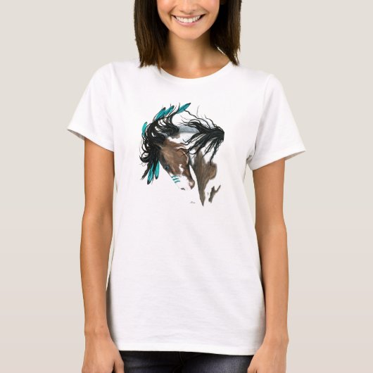 Shirt van Majetic Horse door Bihrle (Voorkant)