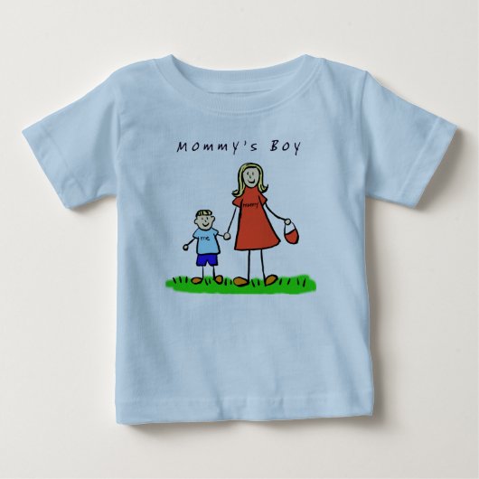 Shirt van mama's Boy (Blond) (Voorkant)