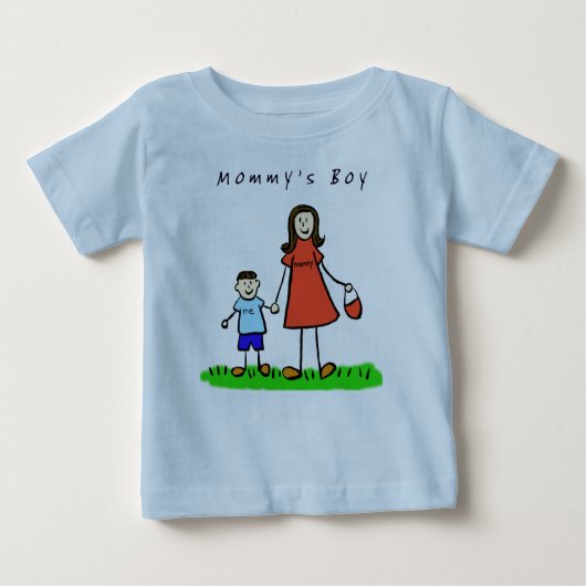 Shirt van mama's Boy (Brunette) (Voorkant)