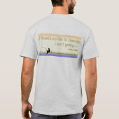 (Shirt van Mannen) Als er geen vis is... T-shirt (Achterkant)