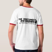 Shirt van Mannen bemanningsleden, rood (Achterkant)