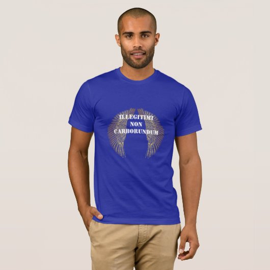 Shirt van mannen Illegii non carborundum (Voorkant volledig)