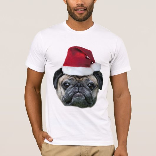 Shirt van mannen met kersttong (Voorkant)