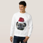 Shirt van mannen met kersttong (Voorkant volledig)