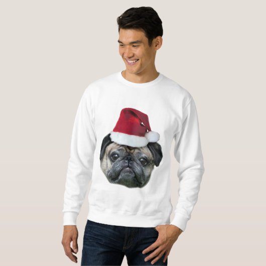 Shirt van mannen met kersttong (Voorkant volledig)
