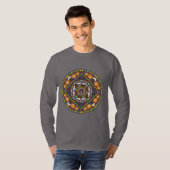 Shirt van Mannen van Mandala (Voorkant volledig)