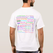 Shirt van Mannen voor groene koolstofbewustwording (Achterkant)