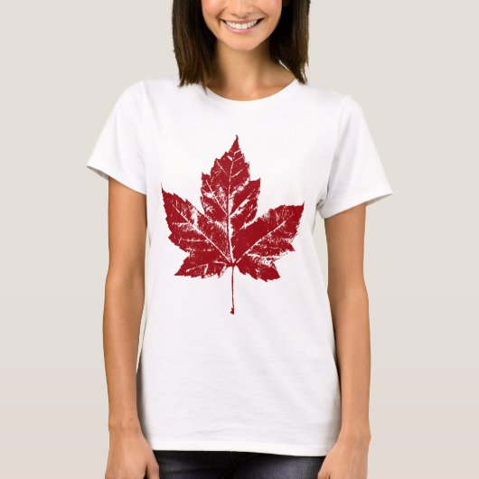 Shirt van Maple Leaf voor dames uit Canada T-Shirt (Voorkant)