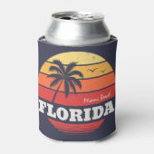 shirt van miami strand florida blikjeskoeler (Blikje Voorkant)