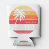 shirt van miami strand florida blikjeskoeler (Achterkant)