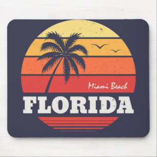 shirt van miami strand florida muismat