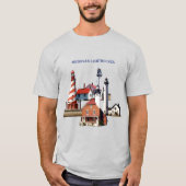 Shirt van Michigan Lighthouse (Voorkant)