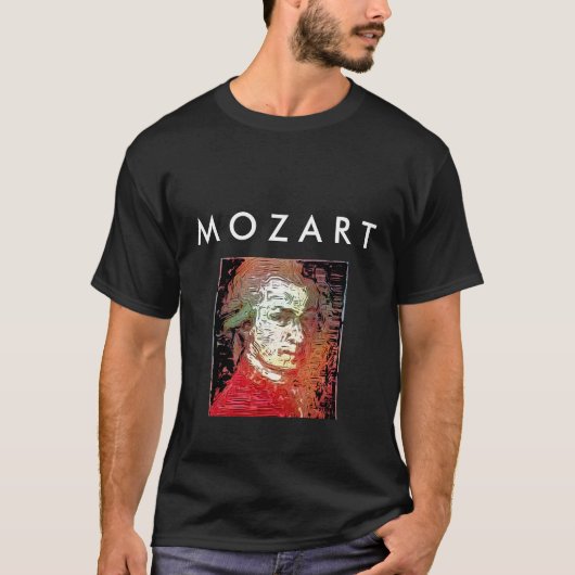 Shirt van Mozart door Leslie Harlow (Voorkant)
