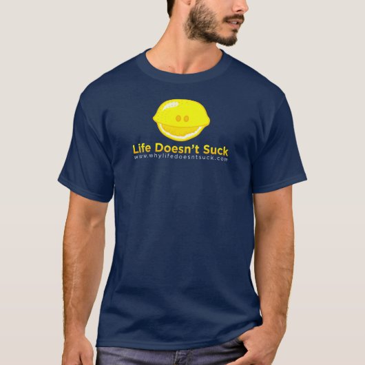 Shirt van Navy Blue Lemon - Mannen (Voorkant)
