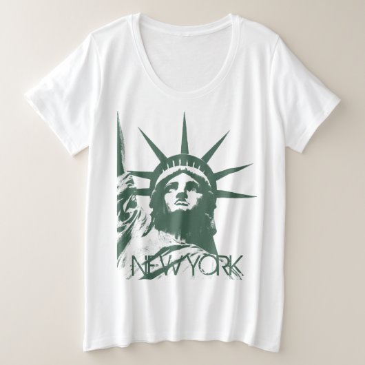 Shirt van New York voor vrouwen plus NYC-Shirten (Design voorkant)
