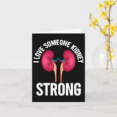 Shirt van nierziekte kaart (Gele Bloem)