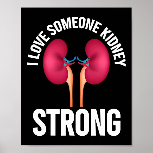 Shirt van nierziekte poster (Voorkant)