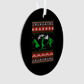 Shirt van Parkour - Shirt met kerst van Parkour Ornament (voorkant)