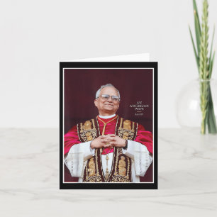 Shirt van paus Leo XIV, paus Leo XIV Kaart