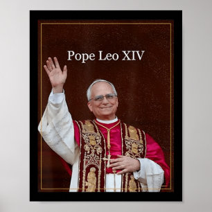 Shirt van paus Leo XIV, paus Leo XIV Poster
