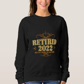 Shirt van pensionering 2022 voor mannen en vrouwen