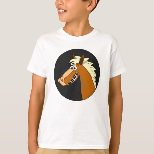 Shirt van Piano Horse Kinder (Voorkant)