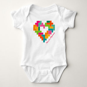 Shirt van Piece, Love & Polyominoes Baby