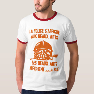 shirt van politie parijs