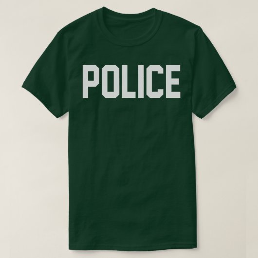 Shirt van politie voor politiefunctionaris Hallowe (Design voorkant)