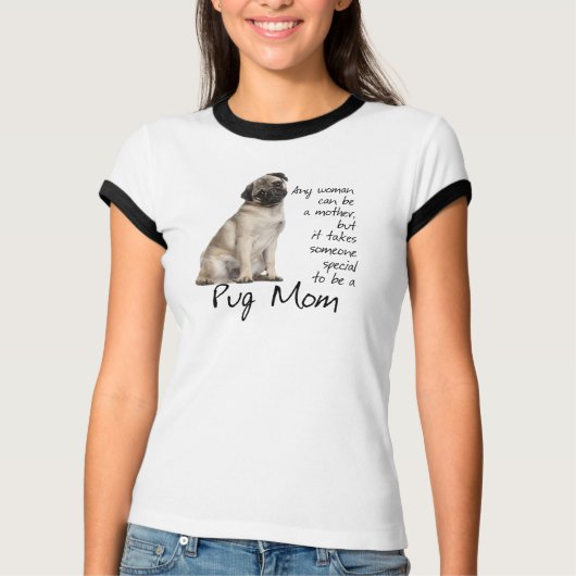 Shirt van Pug Mam (Voorkant)