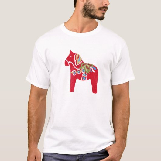 Shirt van Red Dala Horse (Voorkant)
