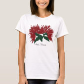 Shirt van rode lehua-bloem (Voorkant)