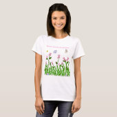 Shirt van roze linteentuin (Voorkant volledig)