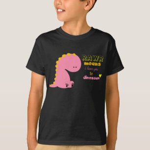 shirt van schattige dinosaurus