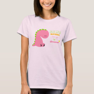 shirt van schattige dinosaurus
