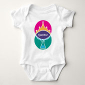 Shirt van Science Princess (Bold) Baby (Voorkant)