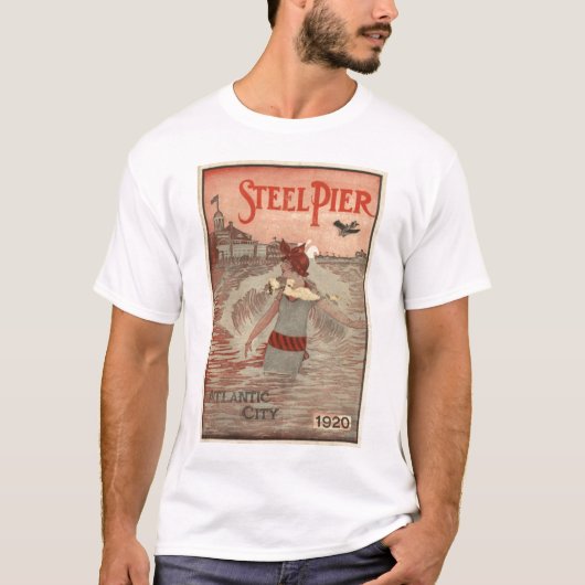  Shirt van Stalen Pier van de Atlantische Oceaan (Voorkant)