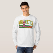 Shirt van Uni Watch (longmantel — wit) (Voorkant volledig)