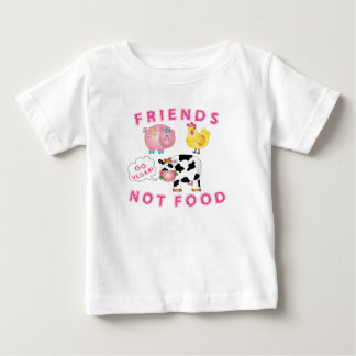Shirt van Vegan Messaged - Friends Not Food