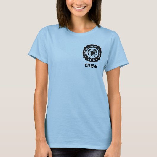 Shirt van vrouwelijke bemanningsleden, rood (Voorkant)